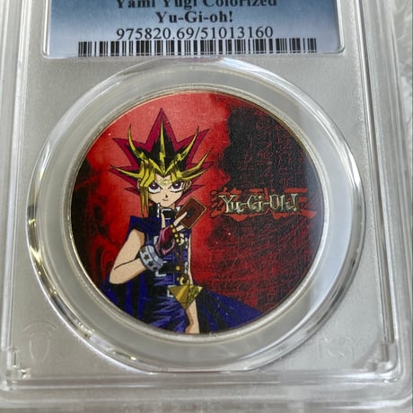 【単独Top Pop・PCGS鑑定MS69】 遊戯王 闇遊戯 250枚限定 ニウエ シルバーコイン 1オンス2ドル銀貨 武藤遊戯 ×トレカ・トレーディングカードではない