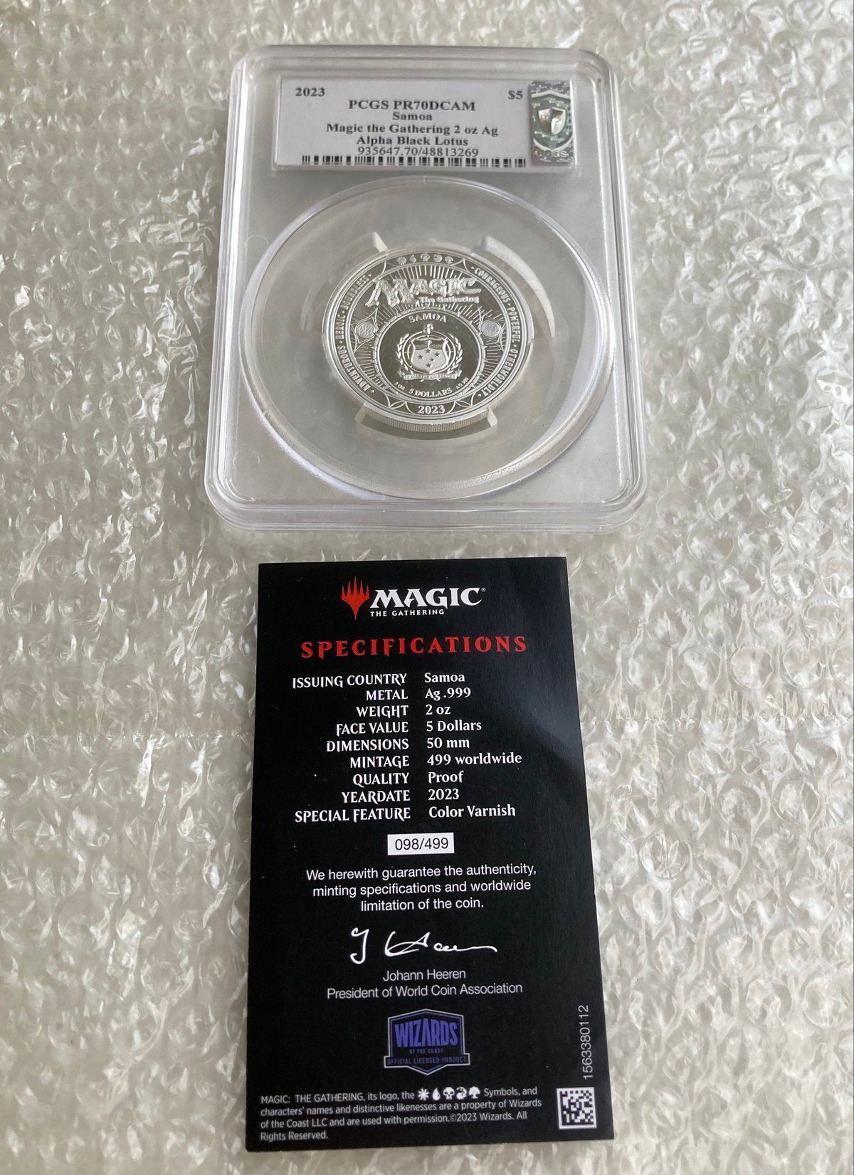 2oz・アルファ版】 MTG公式 ブラックロータス マジックザギャザリング 2oz・アルファ版】 MTG公式 ブラックロータス マジックザギャザリング