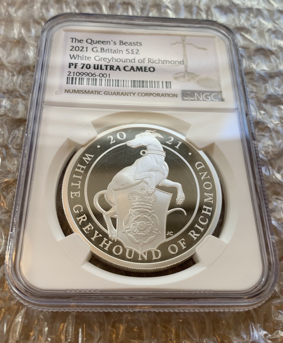 2003年イギリス エリザベス2世 戴冠式50周年記念銀貨NGC PF70UC 2003年イギリス エリザベス2世 戴冠式50周年記念銀貨NGC PF70UC