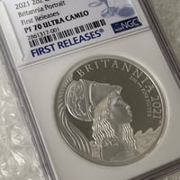 2021年 ゴチッククラウン・リバースシールド2oz銀貨 NGC PF70 FR イギリス 2021 エリザベス2世 5ポンド 2オンス 銀貨 NGC PF 70
