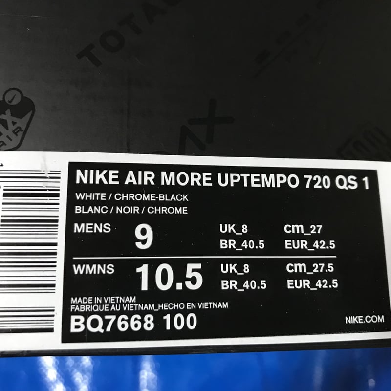 海外限定 【新品】Nike AIR MORE UPTEMPO 720 QS1 ナイキ エアモア...