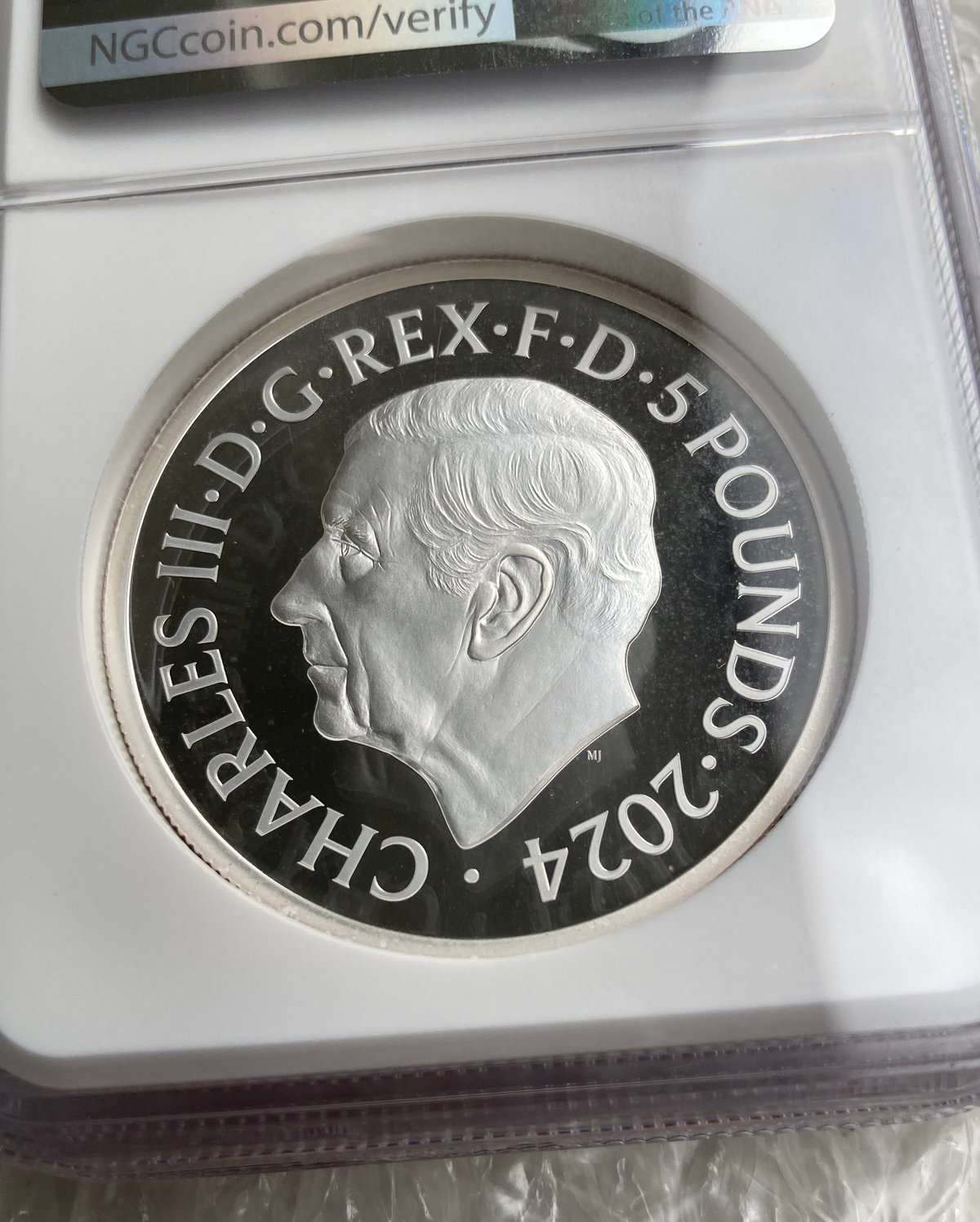 NGC鑑定PF69+FR ロイヤルミント ピストルッチ 2024年 ワーテルロー