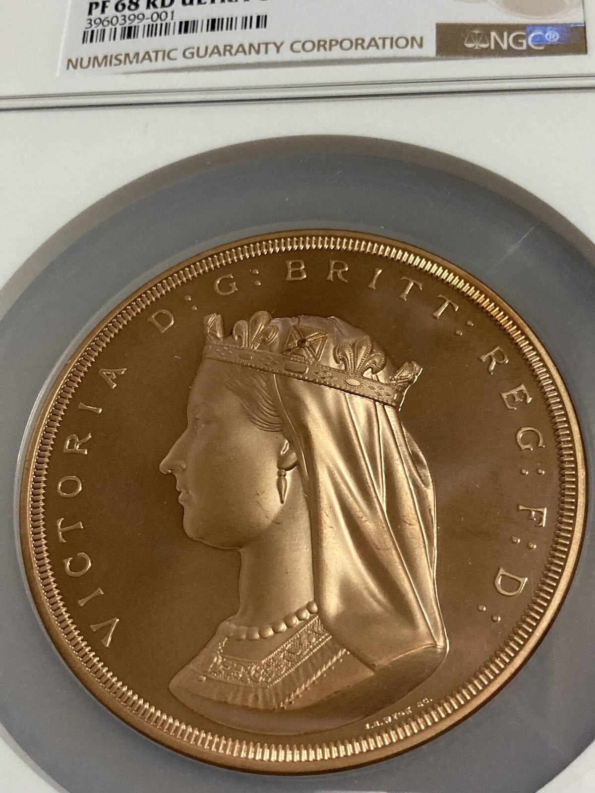 2017年 カナダ ウナとライオン 10オンス 銅メダル 銅貨 NGC PF68 2017年 カナダ ウナとライオン 10オンス 銅メダル 銅貨 NGC PF68