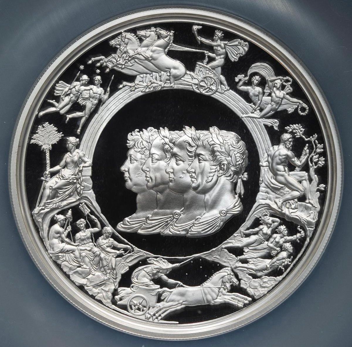 5oz・NGC鑑定PF69+FR ロイヤルミント ピストルッチ 2024年