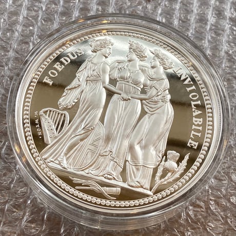 1kg スリーグレイセス 2020年 オルダニー島 1キログラム銀貨 発行150枚 シルバー プルーフコイン ウナとライオンのワイオン氏デザイン Three Graces