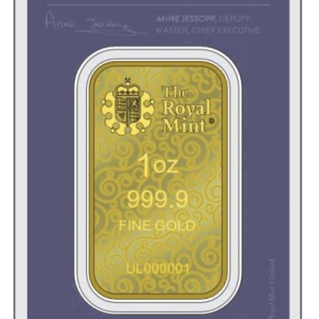 【ゴールドバー】2021 ロイヤルミント ウナとライオン 1オンス 金の延べ板  英国 イギリス Royal Mint Una Lion