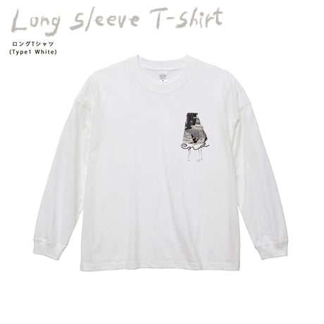 ビッグシルエットロングTシャツ・ホワイト(送料込)   M / XLサイズ