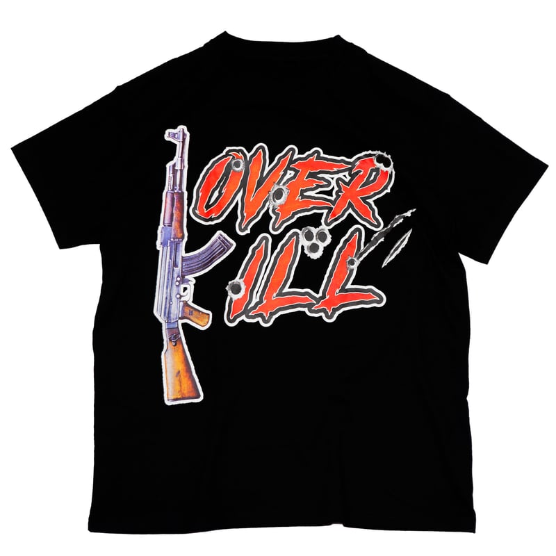ヴィンテージ 90年代　OVER KILL I HEAR BLACK Tシャツ 90's OVER KILL WE DON'T CARE WHAT YOU SAY T-Shirts 90年代