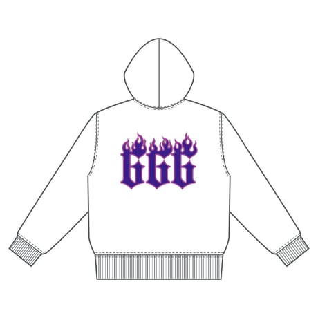 BABY DEVIL HOODIE（WHITE）