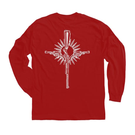 THE DEATH LONG SLEEVE TEE(RED)