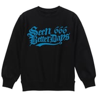 SBD 666 LOGO SWEAT SHIRT(BLUE)