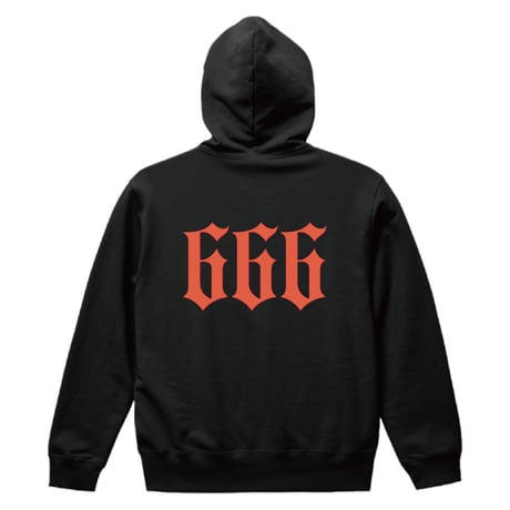 SBD 666 LOGO HOODIE(RED)
