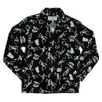 DANCING SKELETON COLLAR SHIRT
