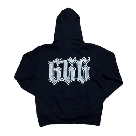 SBD 666 LOGO HOODIE (BLACK)