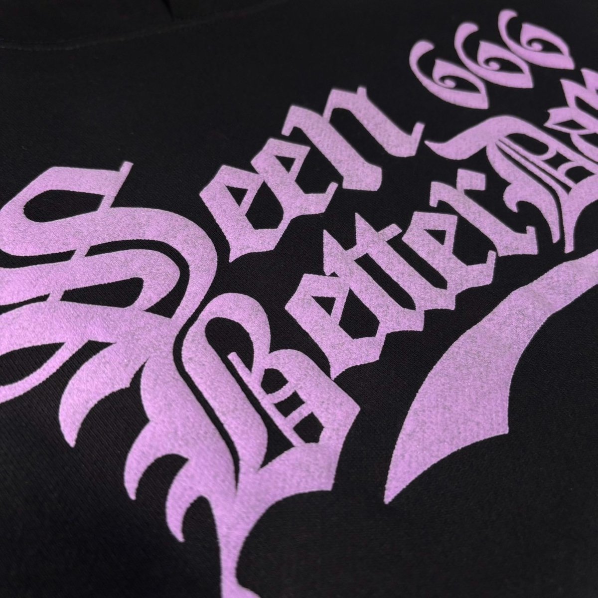 SBD 666 LOGO HOODIE(PURPLE) | SEEN BETTER DAYS