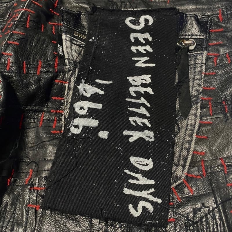 1of1 Handmade Leather Crust Pants (Type A) | SE