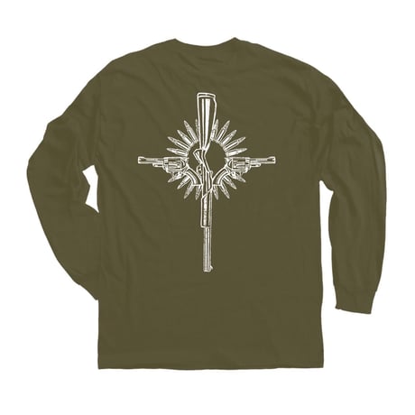 THE DEATH LONG SLEEVE TEE(OLIVE)