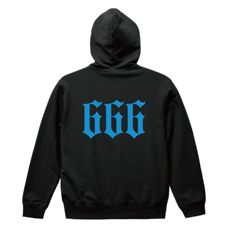 SBD 666 LOGO HOODIE(BLUE)