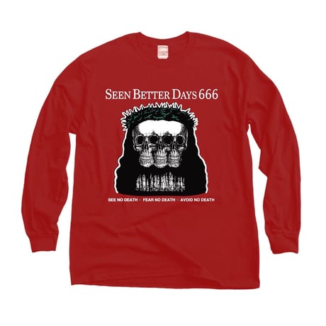 THE DEATH LONG SLEEVE TEE(RED)