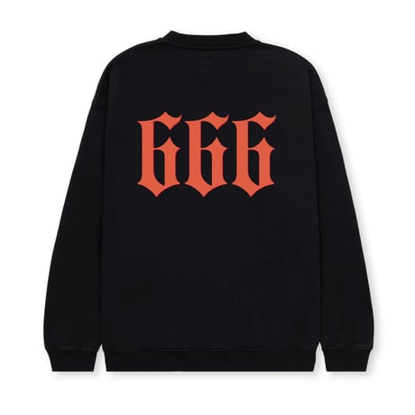 SBD 666 LOGO SWEAT SHIRT(RED)