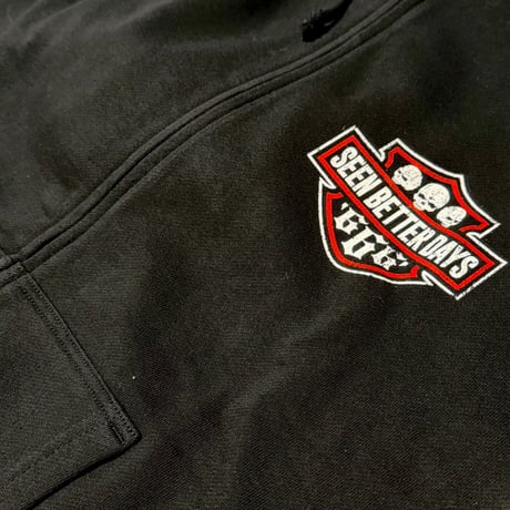 EMBLEM LOGO HOODIE（RED）