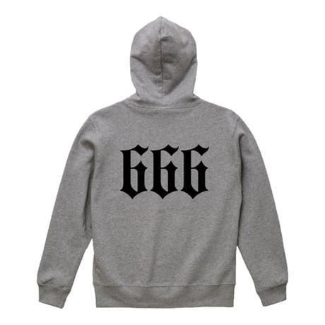 SBD 666 LOGO HOODIE(GRAY)