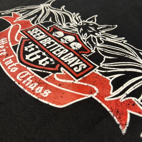 EMBLEM LOGO HOODIE（RED）