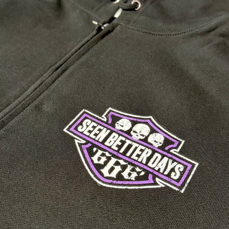 EMBLEM LOGO HOODIE（PURPLE）