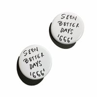 SBD 666 PINBACK BUTTON