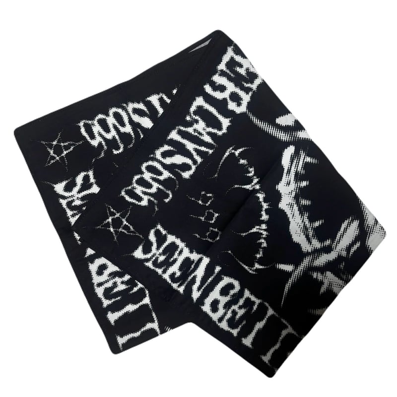 鬼纏　サイン HANDSIGN BANDANA | SEEN BETTER DAYS 