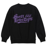SBD 666 LOGO SWEAT SHIRT(PURPLE)