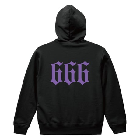 SBD 666 LOGO HOODIE(PURPLE)