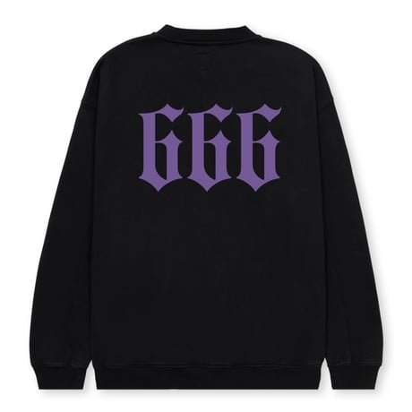 SBD 666 LOGO SWEAT SHIRT(PURPLE)
