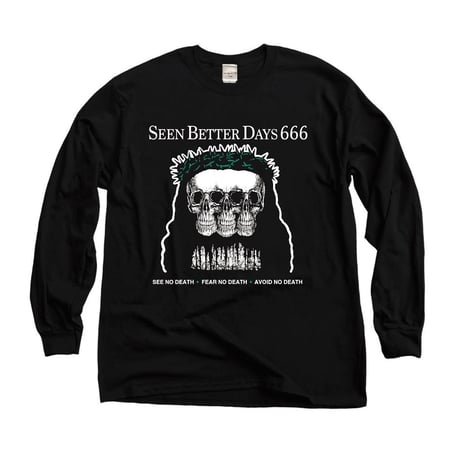 THE DEATH LONG SLEEVE TEE(BLACK)