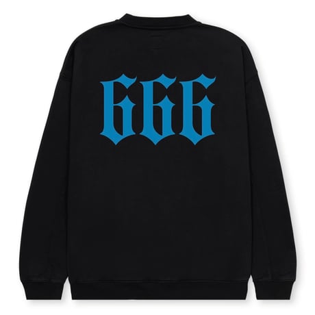 SBD 666 LOGO SWEAT SHIRT(BLUE)