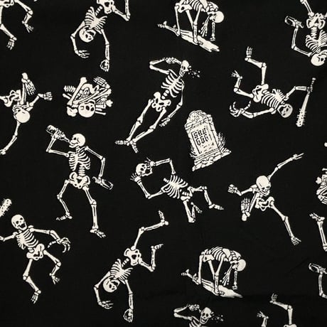 DANCING SKELETON COLLAR SHIRT