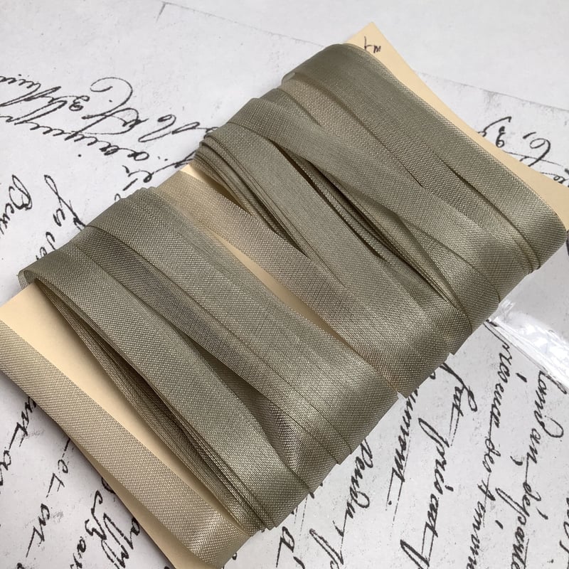 手染めシルクリボン15mセット ヴィンテージ日本製 f-1392 | Ivy 