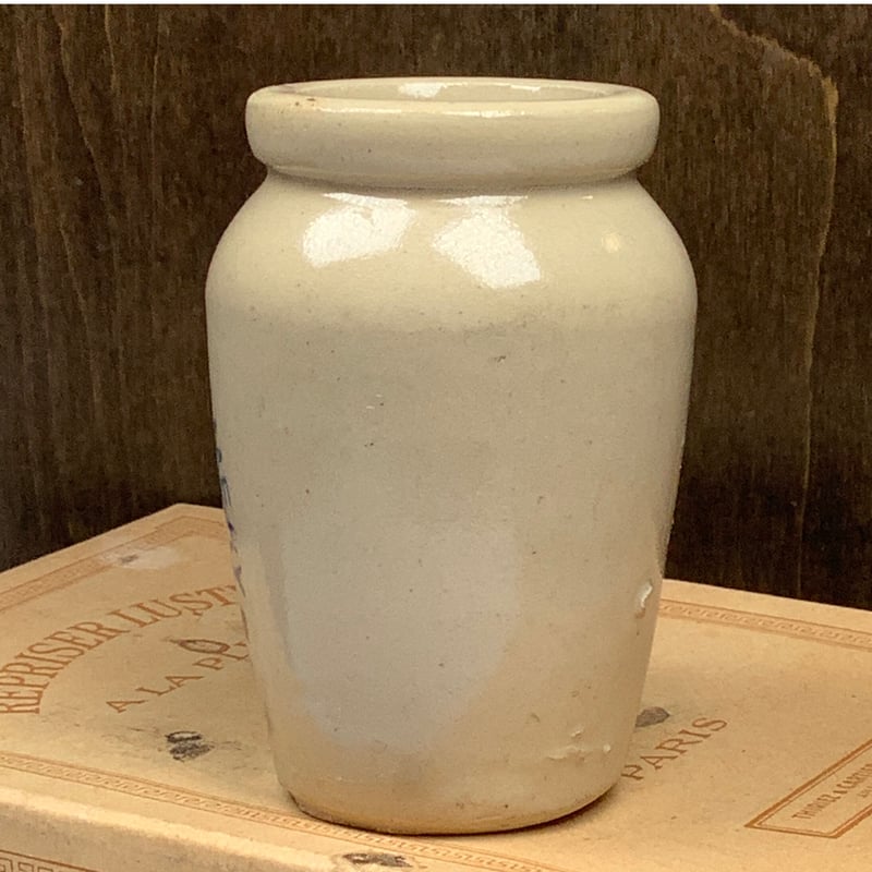 超レア　The Knock Furniture Cream 陶器　ボトル　ポット アンティーク陶器ボトル クリームポット b-136 | Ivy