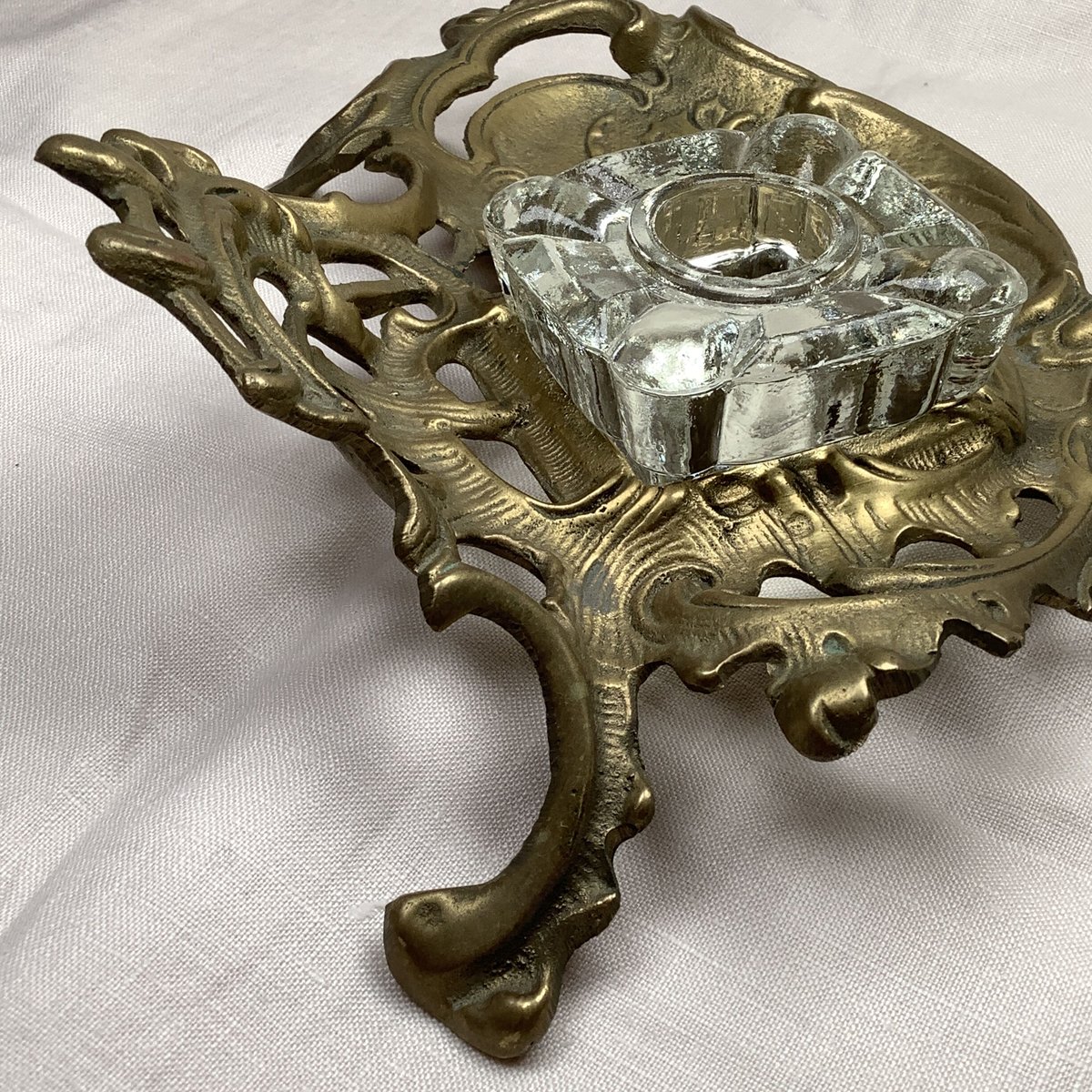 アンティーク　真鍮製　ラグビー　インク壺 GLS-18-3.jpg?v=1678258046