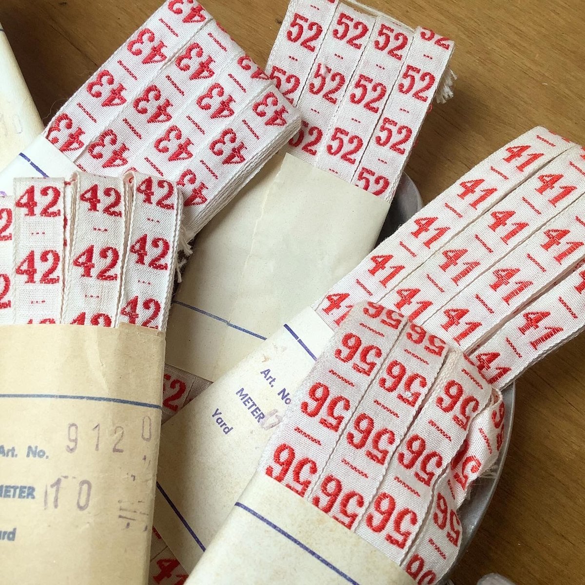 アンティークナンバーテープ各種1m 76文字セット f-i37 | Ivy