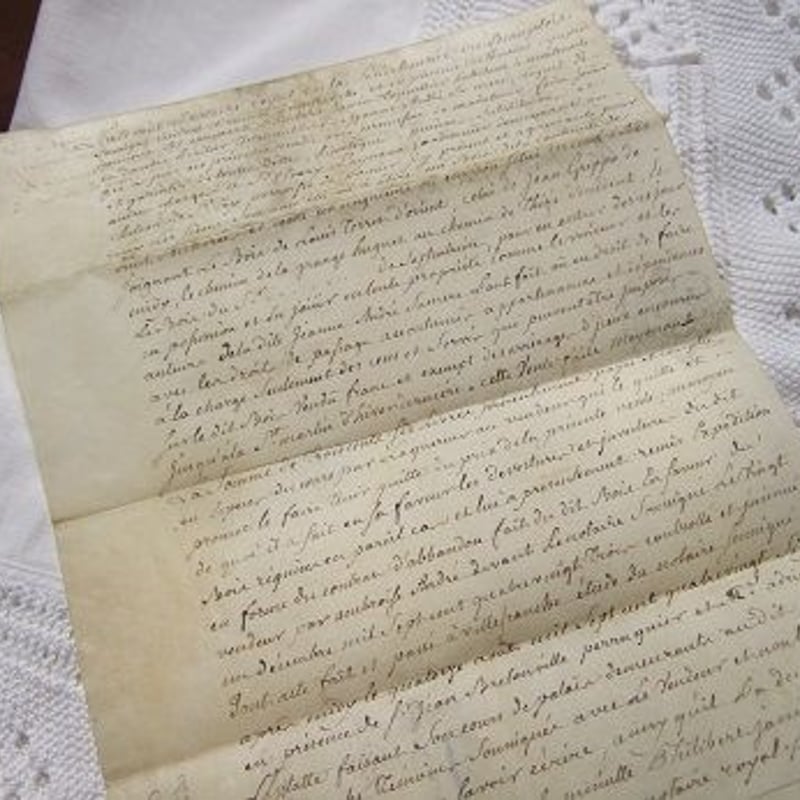 アンティーク】羊皮紙 全8ページ1628年フランス 【公式通販】