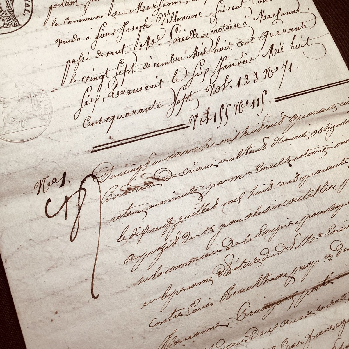 1800年代 フランス　大判帳簿１冊　c15 1800年代 フランス 大判帳簿1冊 c15 1800年代 フランス 大判