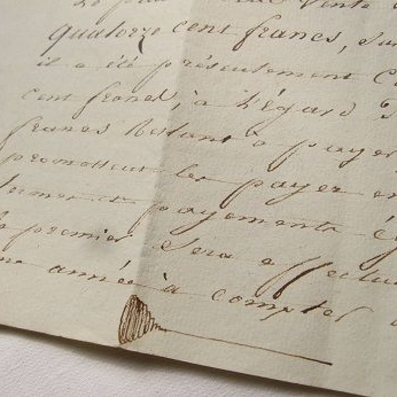 【フランス古書】 フランス古文書 1888年 c-257 | Ivy