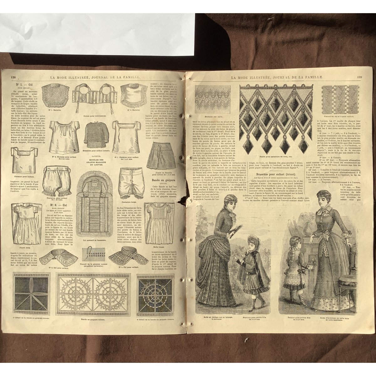 REVUE DE LA MODE 印刷物 19世紀 【商品番号②】 REVUE DE LA MODE 印刷物 19世紀 【商品番号②】 REVUE DE LA