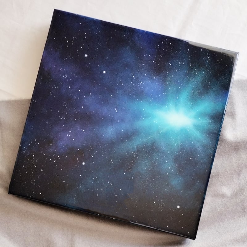 UNIVERSE ART―希望の星―（30×30cm 厚み4cm）原画 | with ART