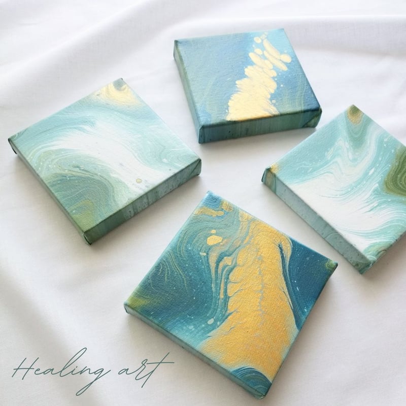 フルイドアート　アートパネル　(サイズ33cm×33cm) フルイドアートアートパネル(サイズ33cm×33cm)