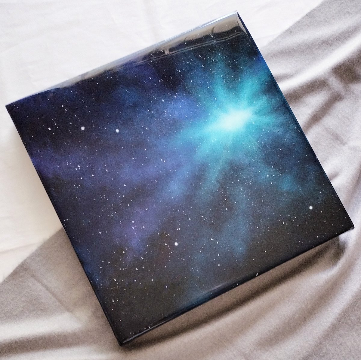 UNIVERSE ART―希望の星―（30×30cm 厚み4cm）原画 | with ART