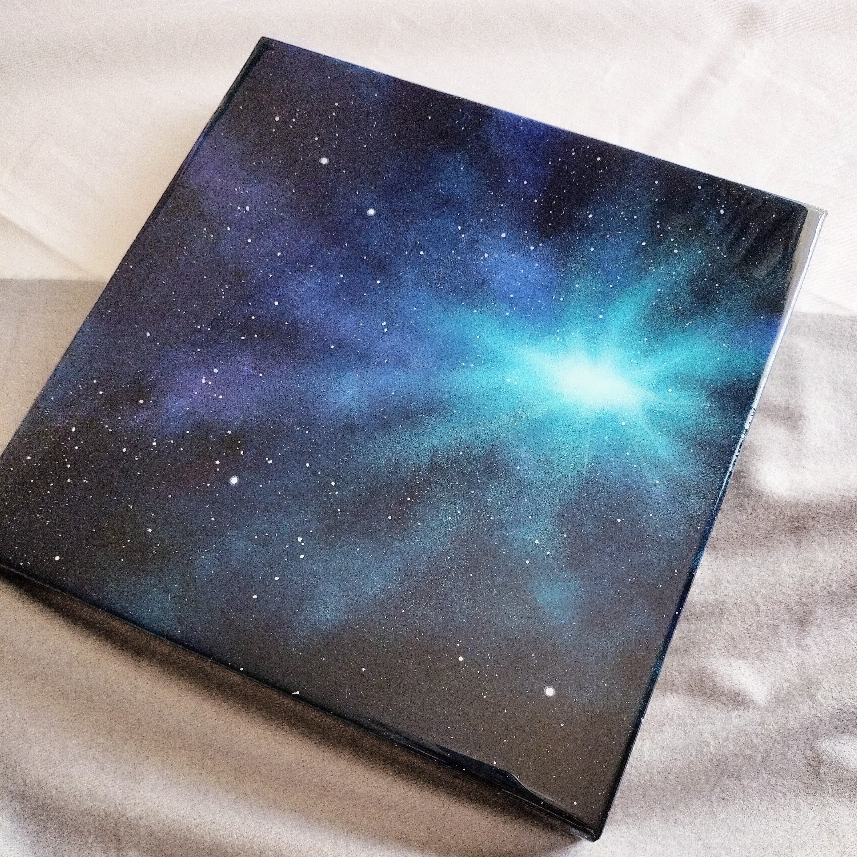 UNIVERSE ART―希望の星―（30×30cm 厚み4cm）原画 | with ART