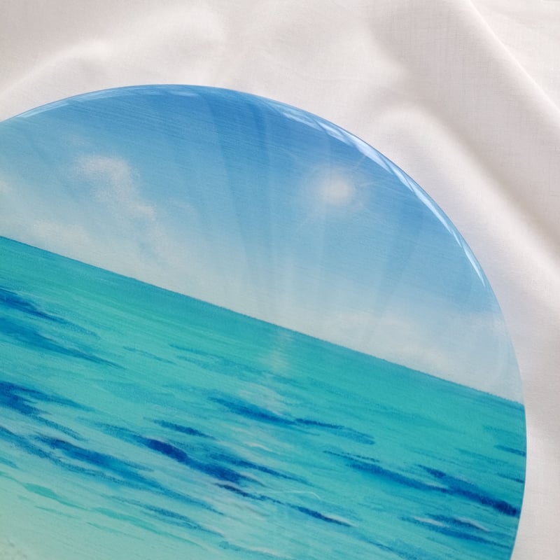 Sea blue（27cm）ペイント・レジンアート原画 | with ART