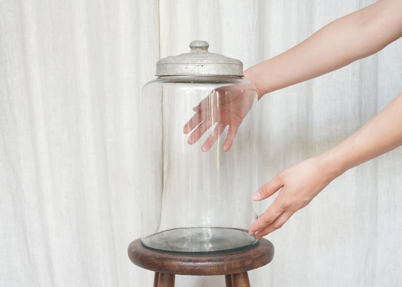 アルミ蓋の大きい瓶 | CASPITAntique